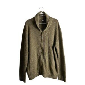 Wind River Men's Oatmeal Full Zip Cozy Knit Cardigan Sweater